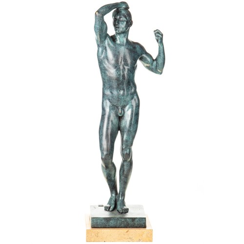 Bronze sculpture male nude