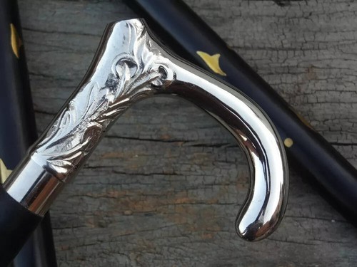Walking stick wolf head copper - walking,