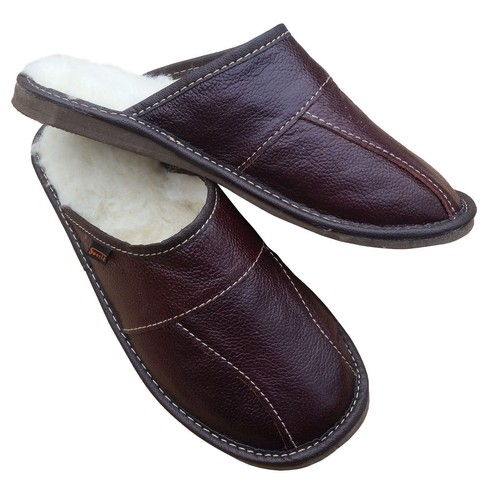 Men sheepskin slippers beach - men's,