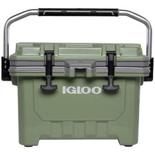 IGLOO COOL BOX IMX 24 SUPER HEAVY DUTY COOLER 22L CAMPING ANGLING OLIVE GREEN