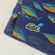 Lacoste Blue Fish pattern