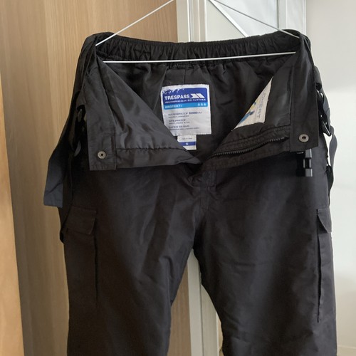 Mens black salopetts small