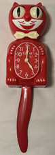 Scarlet Red Kit Cat Klock