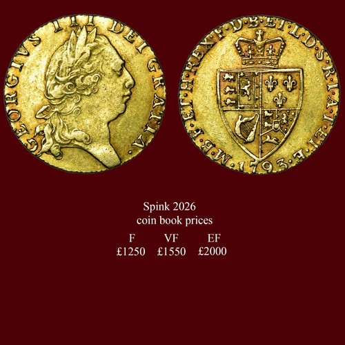 King george iii gold guinea - king,