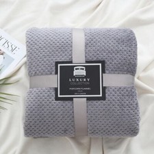 POPCORN WAFFLE LUXURY BLANKET