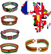 African country flag beaded - flag,