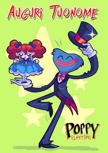 Huggy wuggy and poppy - poppy, doll