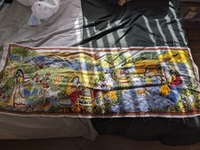 LARGE INDIAN FABRIC PICTURE