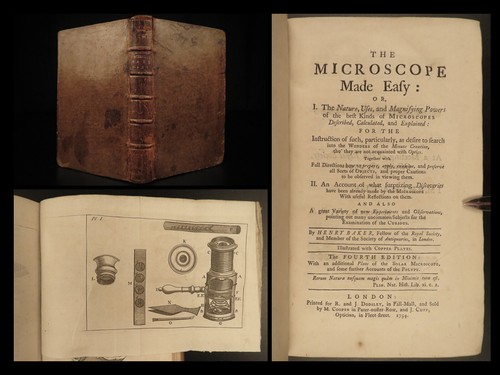 1754 microscope made - microscope,