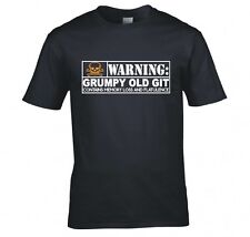 WARNING: GRUMPY OLD GIT T SHIRT