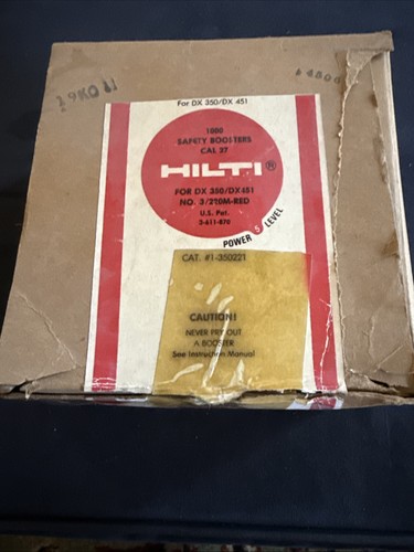 Hilti 1000ct safety boosters - hilti,