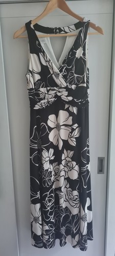 Kaliko black white floral - &,