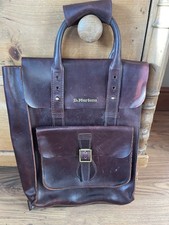 Doc Martens Large Kiev Backpack Brown Leather Bag 40cms High Good Condition