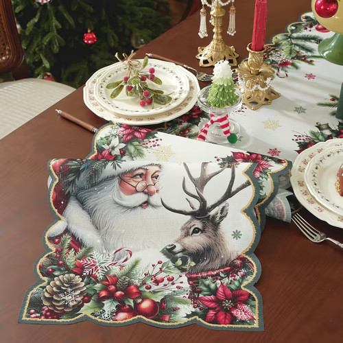 Christmas santa reindeer - christmas,