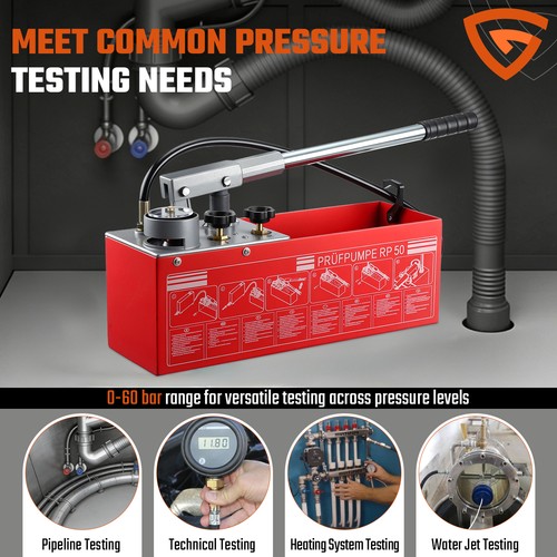 Hydrostatic pressure test pump - hydrostatic,