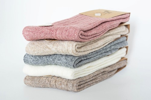 Natural goat socks - goat, socks,