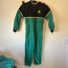 John Deere Boilersuit Overalls Age 7-8 Kids Childrens Boys Girls Farmer 