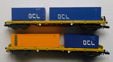 2 x   N GAUGE  BOGIE WAGONS