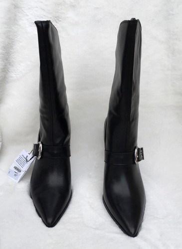 Zara black real leather - , high