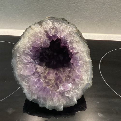 Natural amethyst geode crystal - natural,