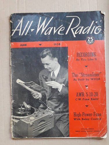 All wave radio june 1938 - june,