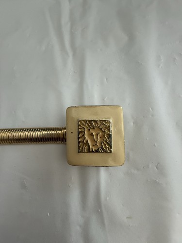 Vintage gold tone stretch belt - tone,