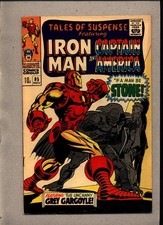 TALES OF SUSPENSE #95_NOV 67_VF MINUS_IRON MAN_CAPTAIN AMERICA_GREY GARGOYLE_UK!