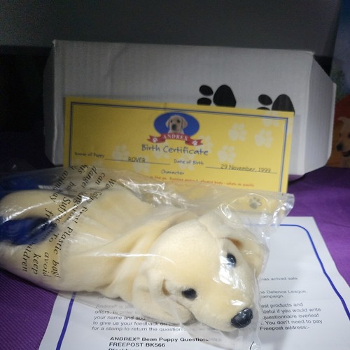 Vintage andrex bean - 90's,