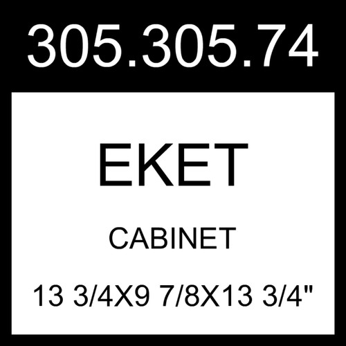 Ikea eket cabinet brown - eket,