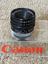 Super-Canomatic R 50mm f/1.8 lens with mild fungus