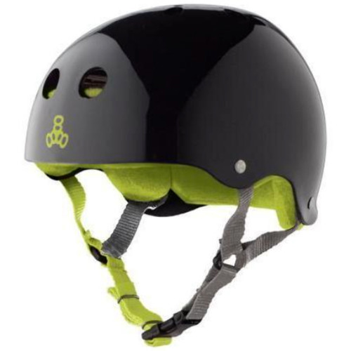 Triple skate helmet black - 8,
