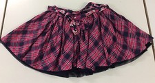 Girls Ariana Dee Beautiful Pink & Blue Check (tartan)Layered Skirt Aged 10 Years