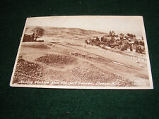 VINTAGE POSTCARD CLEEVE HILL OLD GOLF COURSE RACING STABLE GLOUCESTERSHIRE