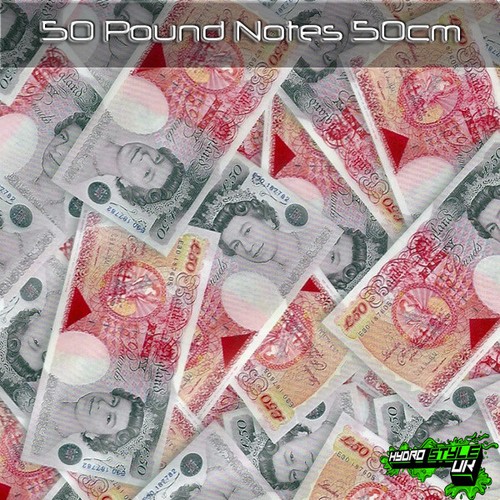 Rolled pound notes - rolled,