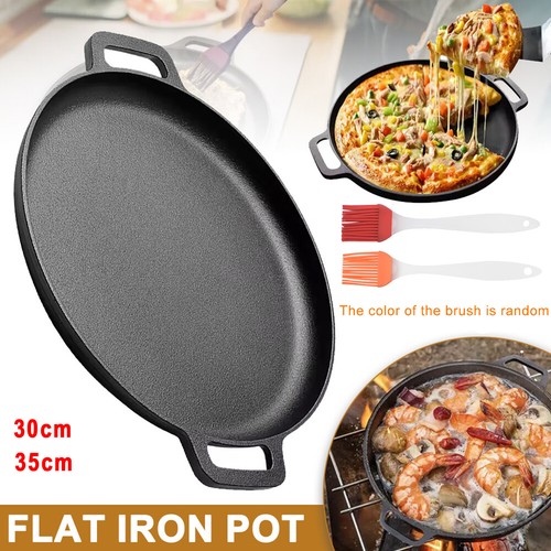 Pizza pan cast iron skillet - pizza,