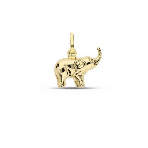 18k yellow gold elephant - yellow,