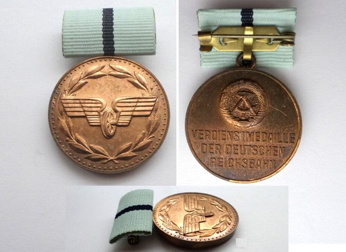 East german railroad medal - german,