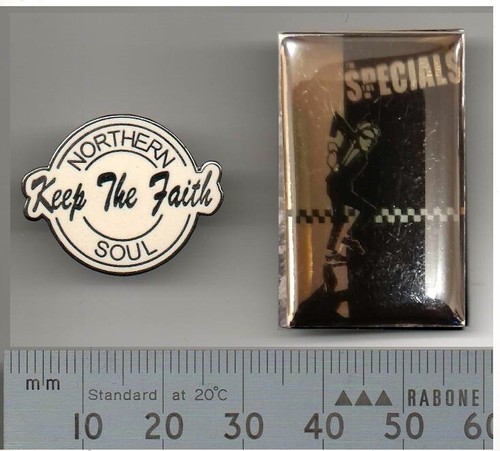 Northern soul pin badge plus - soul,