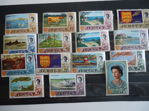 Jersey postage stamps - ,