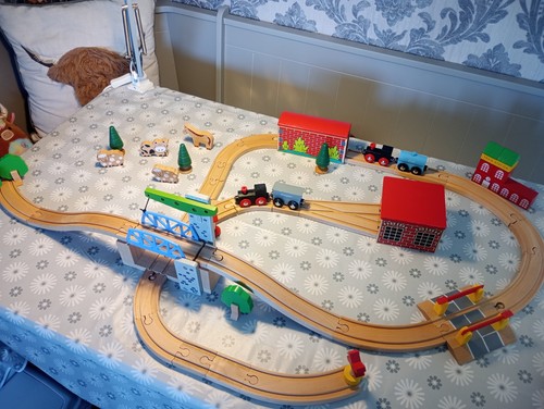 John lewis wooden train track - john,