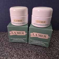 100% Authentic New La Mer Creme De La Mer The Moisturising Fresh Cream 7ml X2