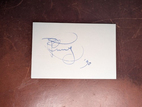 Peter cushing hand signed - peter, cushing hand