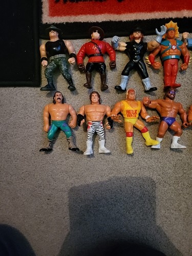 Wwe wwf figures x10 - figures, joblot
