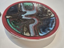 Mid century Poole Pottery Delphis Pin Dish  Shape 49 , 12.5cm
