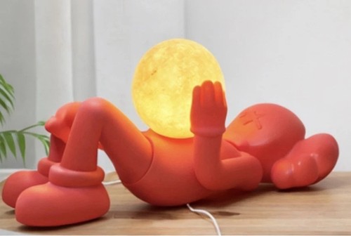 Kaws inspired moon globe - kaws-inspired, lamp