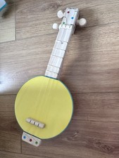 Plan Toys Banjo Wooden Childs Toy Musical Instrument