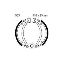 PAIR OF BRAKE JAWS EBC Y503G