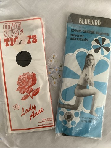 Two pairs vintage nylon - two,