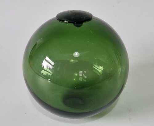 Vintage green glass - glass, fishing