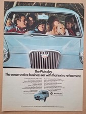 Wolseley 1300 Original UK Press Advert  1970